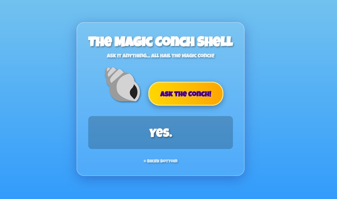 Magic Conch Screenshot
